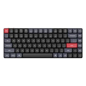 Keychron K3 Pro QMK/VIA Trådlöst mekaniskt tangentbord Vit bakgrundsbelysning Brun Switch (svart)