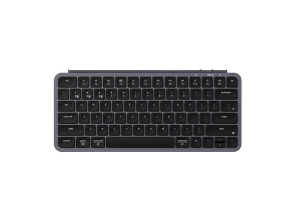 Keychron B1P-K1, 75%, Trådlös, USB + RF Wireless + Bluetooth, Mekaniska tangentbrytare, Grå
