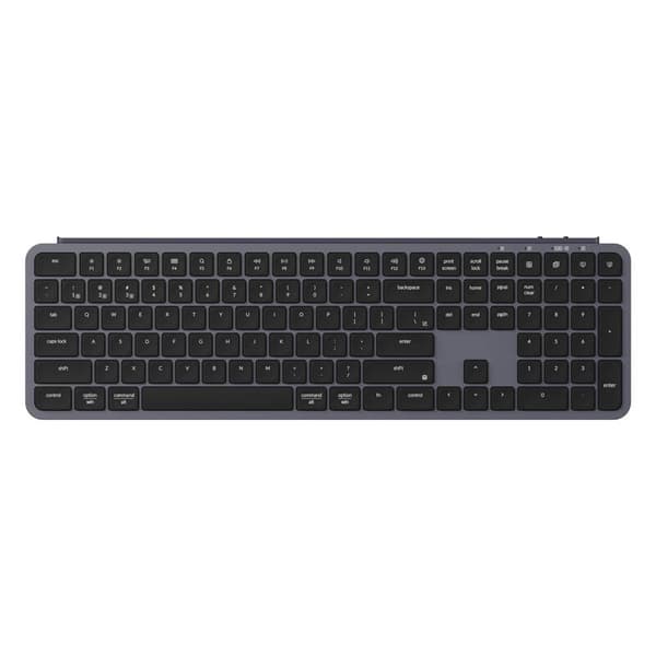Keychron B6 Pro trådlöst ultratunt tangentbord i full storlek (grå)