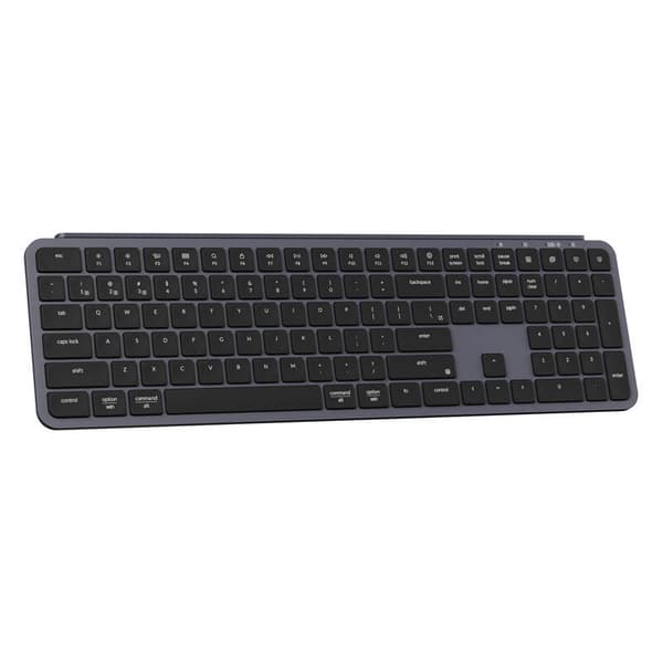 Keychron B6 Pro trådlöst ultratunt tangentbord i full storlek (grå)