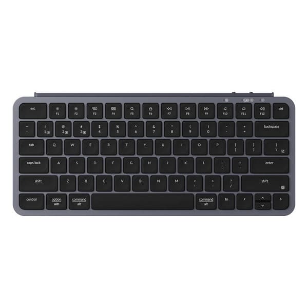 Keychron B1 Pro 2,4 GHz erittäin ohut langaton näppäimistö (harmaa)