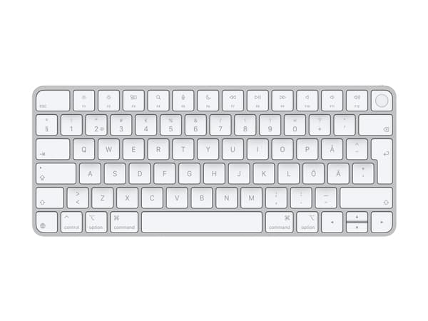 Apple Magic Keyboard with Touch ID - Tangentbord - USB-C - trådlös - Bluetooth - svensk