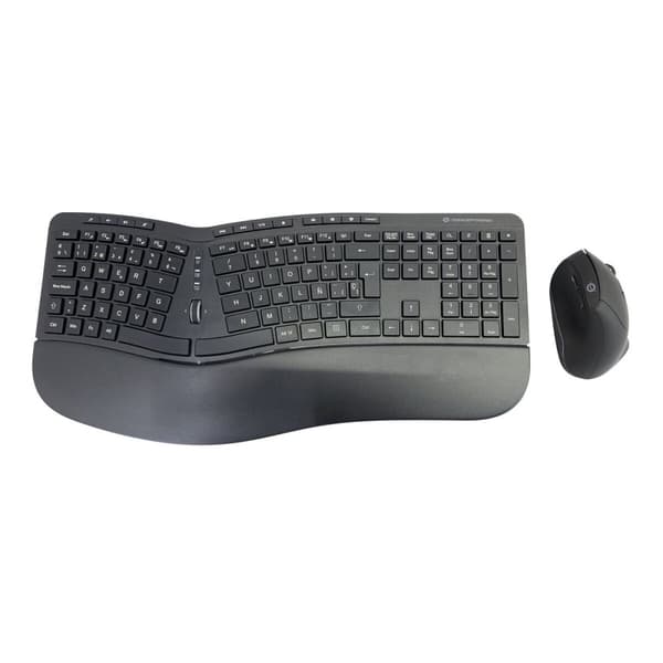 Tangentbord och Mus Conceptronic 120849407101 Svart Qwerty Spanska Svart