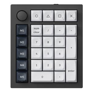 Keychron Q0 Max RGB QMK/VIA Knob Version numerisk tastatur (sort)