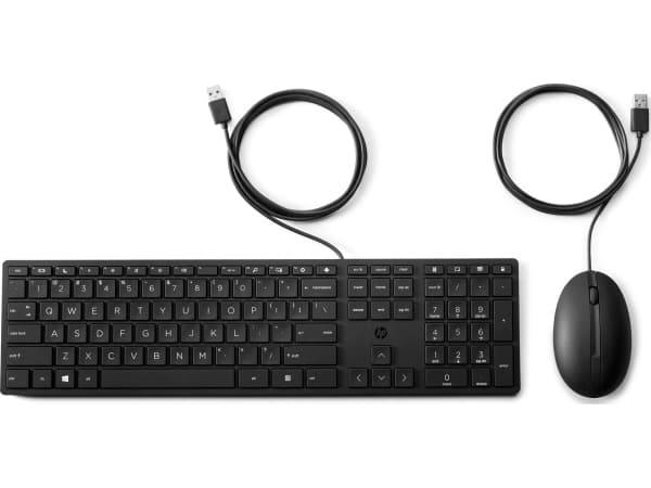 Klawiatura + mysz HP Wired Desktop 320MK Mouse and Svart