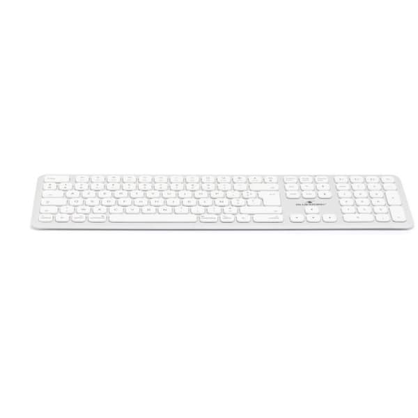 Bluetooth trådlöst tangentbord - BLUESTORK - MAC - Full storlek - Mac kompatibel - Vit