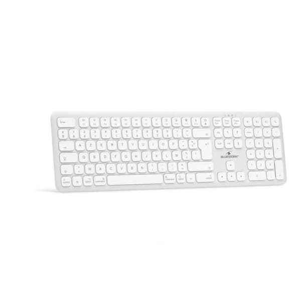 Bluetooth trådlöst tangentbord - BLUESTORK - MAC - Full storlek - Mac kompatibel - Vit