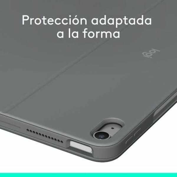 Tablet cover Logitech 920-012614 Grå Spansk qwerty