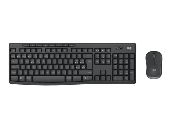 Logitech MK370 Combo for Business - Sats med tangentbord och mus - trådlös - Bluetooth LE - QWERTY - spansk - grafit