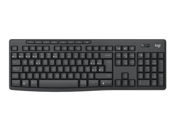 Logitech MK370 Combo for Business - Sats med tangentbord och mus - trådlös - Bluetooth LE - QWERTY - spansk - grafit