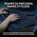 Miniatyrbild 2 av 6: Logitech MX Keys S - tangentbord - AZERTY - Franska - grafit Indatavärdigt