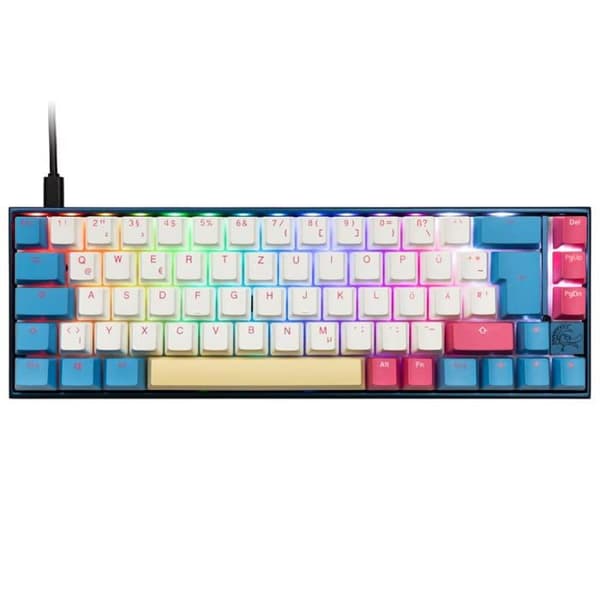 Tangentbord - DUCKY - Mecha SF Limited Dawn Edition - RGB LED - Mekanisk - Trådad