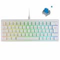 Pikkukuva 2 / 2: Pelinäppäimistö Mars Gaming MKMINIPROWBES Valkoinen Qwerty US