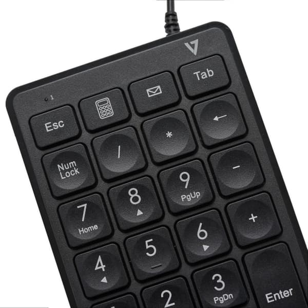Numeronäppäimistö V7 KP350 Musta