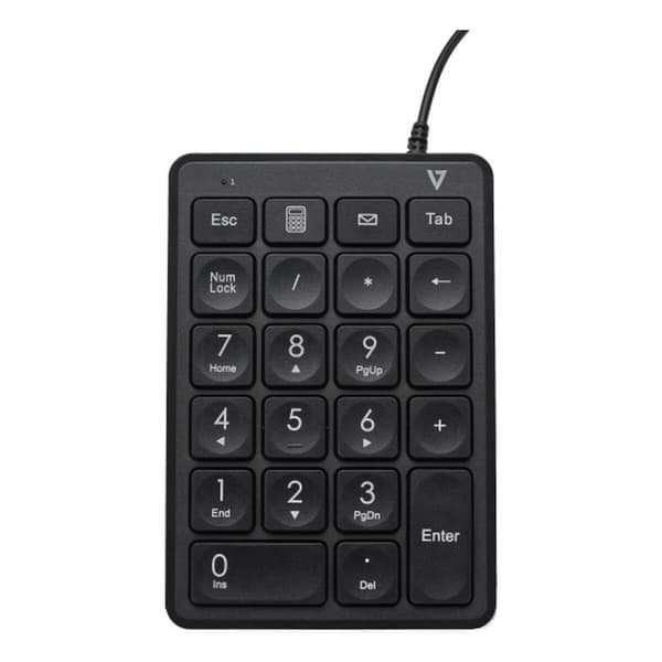 Numeronäppäimistö V7 KP350 Musta