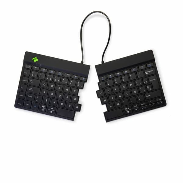 Näppäimistö ja hiiri R-Go RGOSBESWLBL Musta Espanja QWERTY