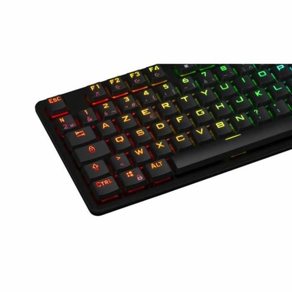 Gaming Tangentbord/ OR: Speltangentbord The G-Lab KEYZ PLATI. TKL Svart Azerty Franska
