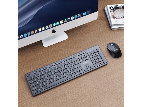 Klawiatura + mysz Gembird KEYBOARD +MOUSE WRL RUS/DESKTOP KBS-WCH-04-RU GEMBIRD KEYBOARD +MOUSE WRL RUS/DESKTOP KBS-WCH-04-RU GEMBIRD