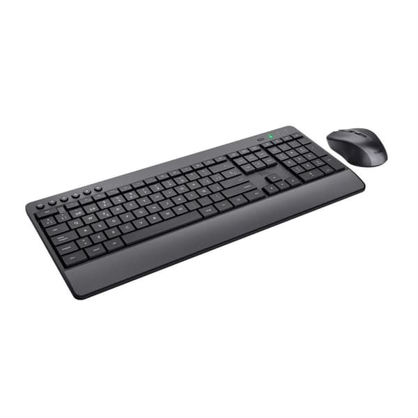 Tastatur og mus Trust Trezo Sort Spansk qwerty