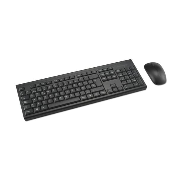 Tangentbord och Mus Kensington K75562ES Svart spanska QWERTY Svart