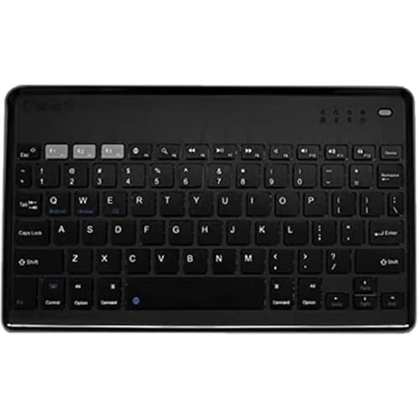 Trådlöst Tangentbord - SILVERHT - Universal - Bluetooth 3.0 - Kompatibel med Mac och PC - Mörkgrå Svart