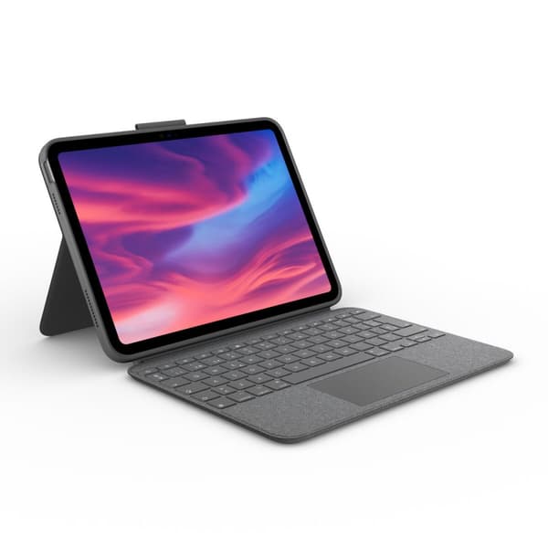 iPad-kuori +näppäimistö Logitech Combo Touch Harmaa Espanjalainen Qwerty