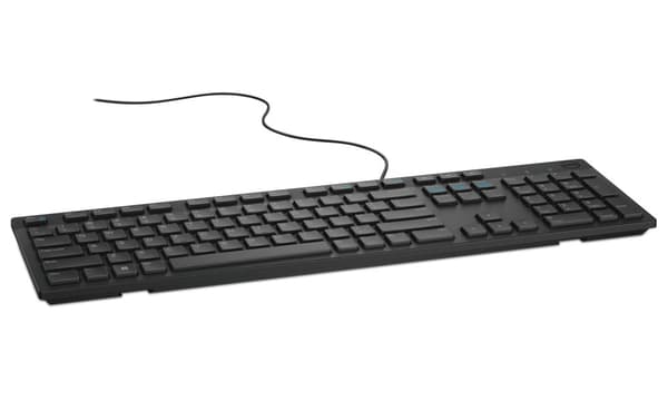 DELL klávesnice KB216/ multimediální/ španělská/ USB/ drátová/ černá Svart