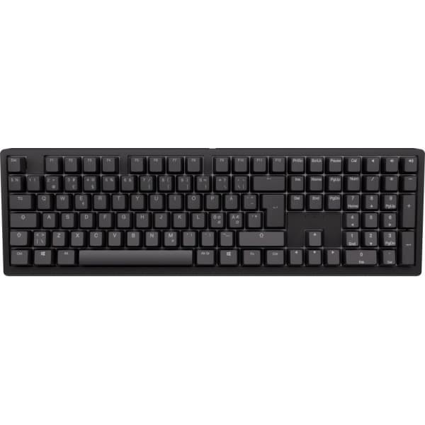 Ducky Zero 6108 -mekaaninen näppäimistö Cherry MX2A Brown -kytkimillä, musta