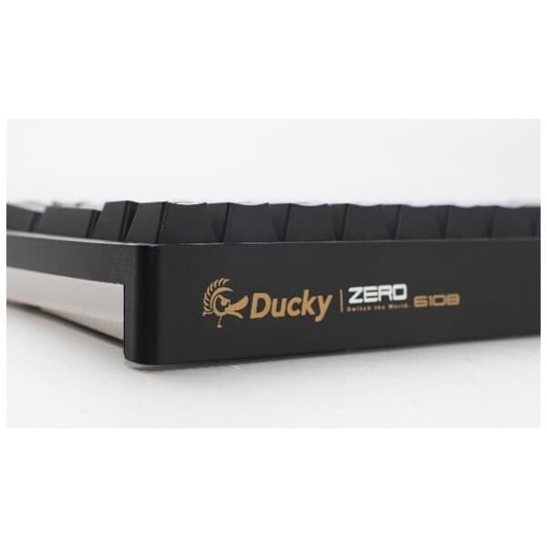 Ducky Zero 6108 -mekaaninen näppäimistö Cherry MX2A Brown -kytkimillä, musta