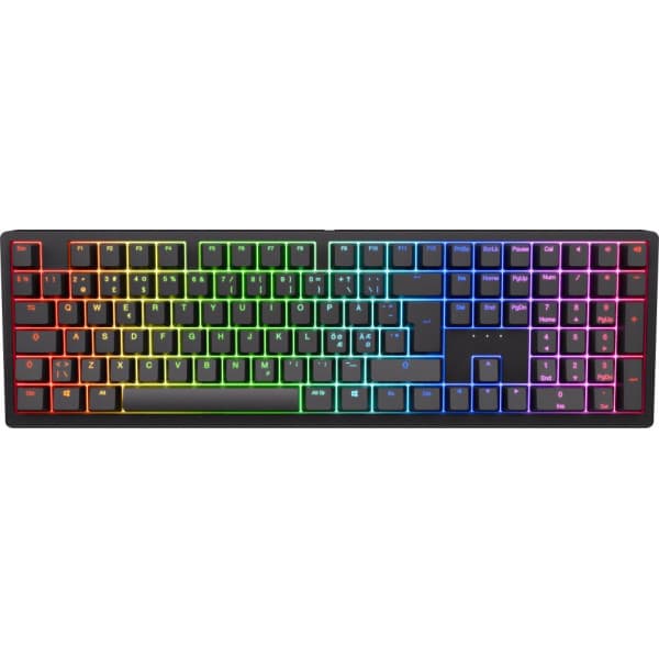 Ducky Zero 6108 -mekaaninen näppäimistö Cherry MX2A Brown -kytkimillä, musta