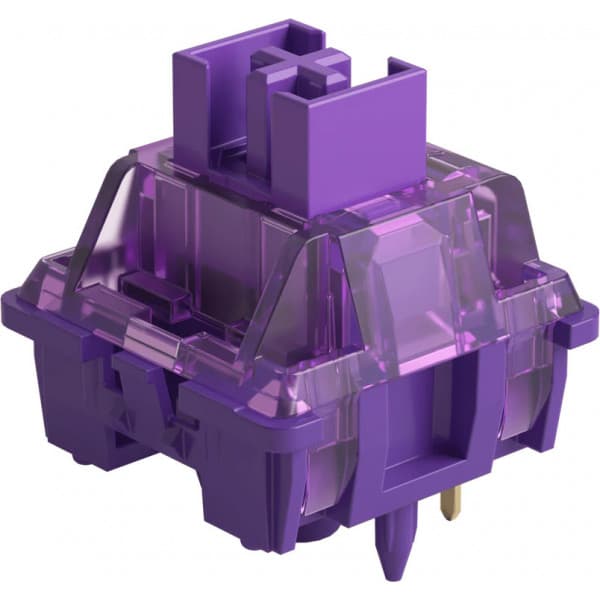 Akkogear 5108B Plus -mekaniskt tangentbord, Akko V3 Lavender Purple Pro -brytare, svart/guld