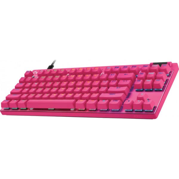 Logitech G Pro X TKL RAPID -langallinen pelinäppäimistö, pinkki