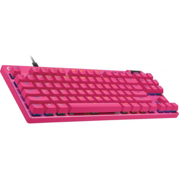 Logitech G Pro X TKL RAPID -langallinen pelinäppäimistö, pinkki