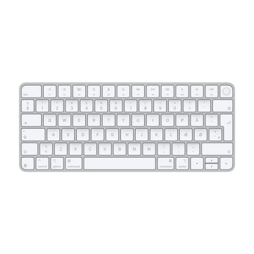 Apple Magic Keyboard with Touch ID - tangentbord - USB-C - QWERTY - dansk Inmatningsenhet Vit