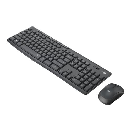 Logitech MK295 Silent - sats med tangentbord och mus - hela norden - grafit Inmatningsenhet grafit