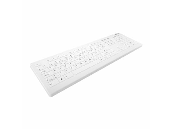Active Key AK-C8112 - Tastatur - medical - full size - vaskbar - trådløs - 2.4 GHz - QWERTY - Storbritannia - tastsvitsj: CHERRY SX - hvit