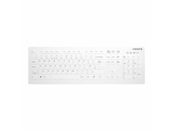 Active Key AK-C8112 - Tastatur - medical - full size - vaskbar - trådløs - 2.4 GHz - QWERTY - Storbritannia - tastsvitsj: CHERRY SX - hvit