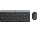 Miniatyrbild 2 av 5: Logitech Slim Wireless Combo MK470 - Sats med tangentbord och mus - trådlös - 2.4 GHz - USA, internationellt - grafit