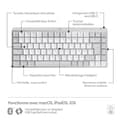 Miniatyrbild 6 av 6: Logitech MX Mechanical Mini Keyboard för Mac Illuminate Wireless Keyboard - Blekgrå