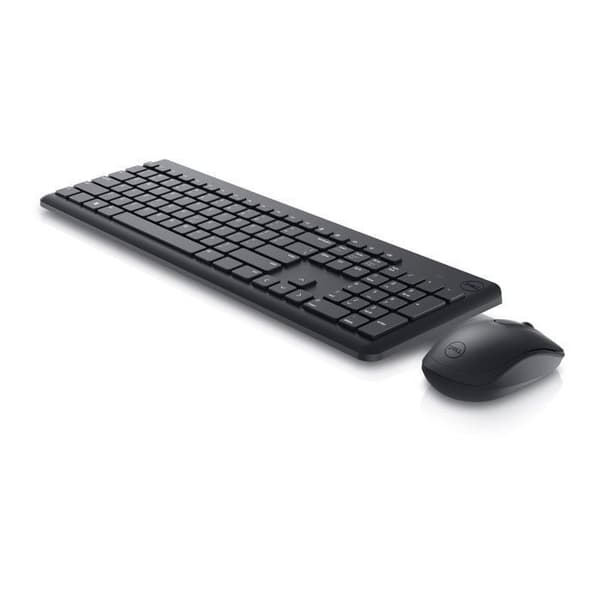 Trådl tangentbord och mus - Dell - KM3322W - Svart - Franska (AZERTY) - Trådlös anslutning