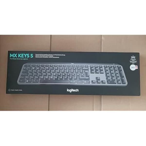Logitech MX Keys S Tangentbord - Grafit, Bluetooth, Task Automation, tyska QWERTZ