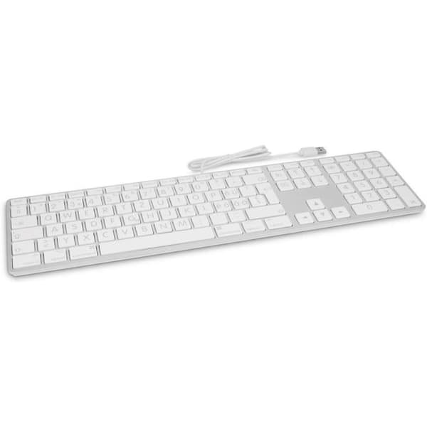 USB-tangentbord - LMP - KB-1243-BIG - Stora tecken - Anodiserad aluminium - 110 tangenter ISO
