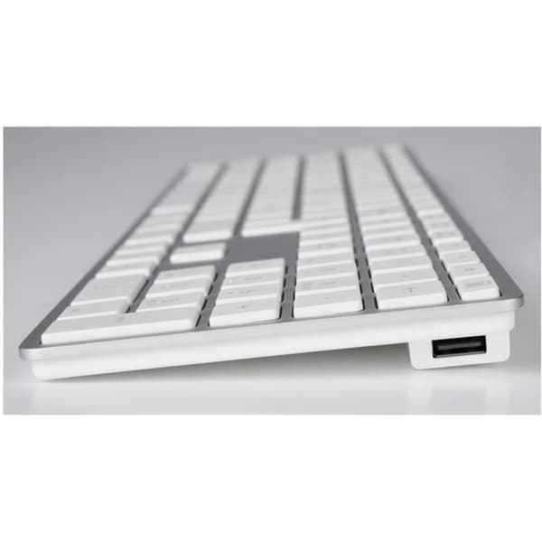 USB-tangentbord - LMP - KB-1243-BIG - Stora tecken - Anodiserad aluminium - 110 tangenter ISO