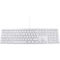 Miniatyrbild 4 av 4: USB-tangentbord - LMP - KB-1243 - AZERTY - Aluminium - Numeriskt tangentbord