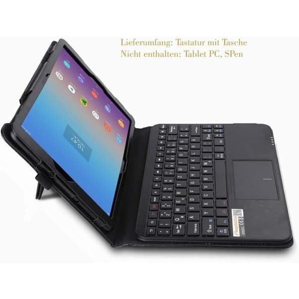 MQ Bluetooth-tangentbordsskyddsfodral för Samsung Galaxy Tab A 10.5 LTE SM-T595 WiFi T590