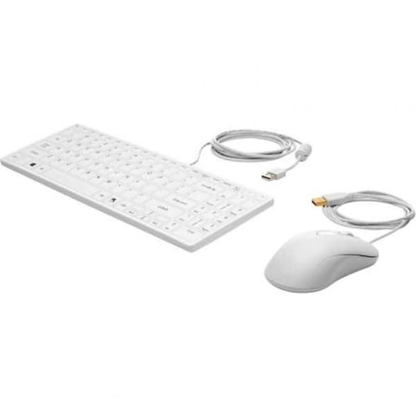 Tastatur og mus HP 1VD81AA Hvid Hvid
