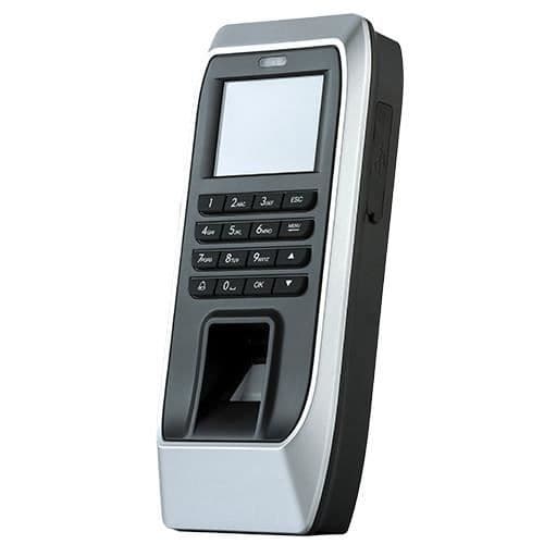 Åtkomstkontroll, tider och scheman med fingeravtrycksidentifiering och tangentbord USB TCP-IP Hysoon integrerad kontroller