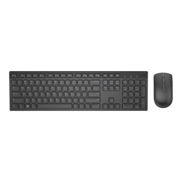 Dell KM636 trådlöst tangentbord och mus Combo UK Layout Svart för Inspiron 32XX, 3668; Latitude 12 5289; Precision Mobile...