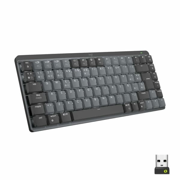 Bluetooth-tastatur Logitech 920-010780 Engelsk EEUU Sort Grå QWERTY Qwerty US International Grafit, Grå