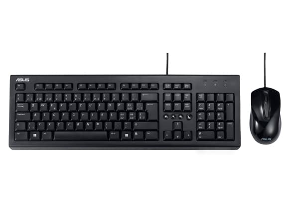 ASUS - Tastatur- og mussett - USB - svart
